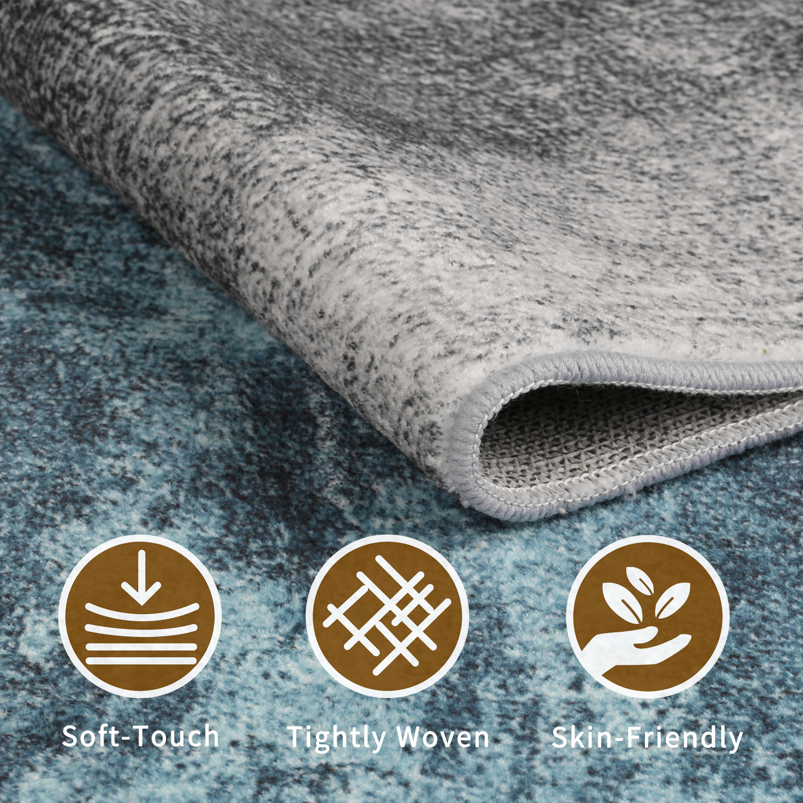 Sour Lemon Rugs Living Room Large – Machine Washable Rug – Area Rugs ...