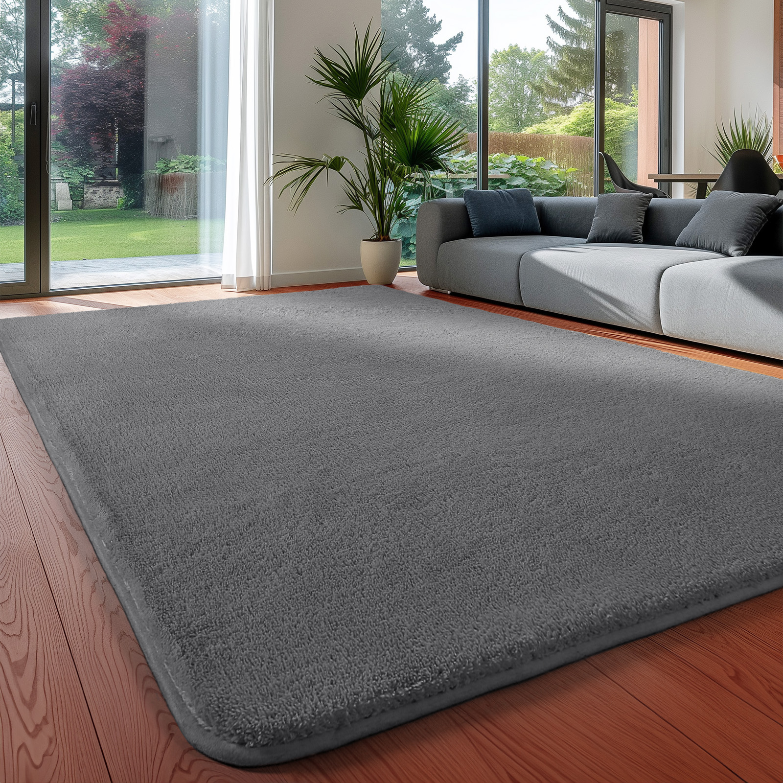 Sour Lemon Carpet Rugs Living Room Large Grey Rug for Bedroom Washable Area Rugs Anti Slip Fluffy Rug Shaggy Rug Carpets Extra Large Rugs for Living Room Kids Room