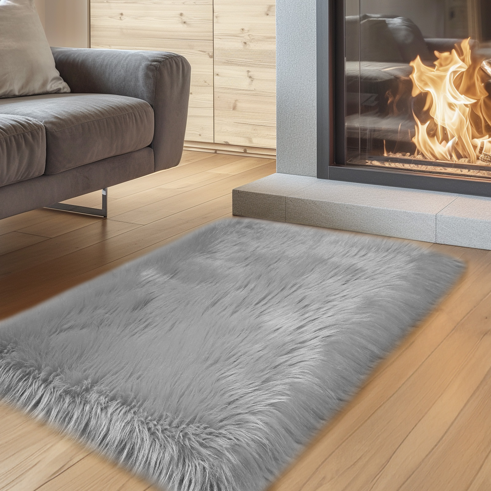Faux Fur Area Rug
