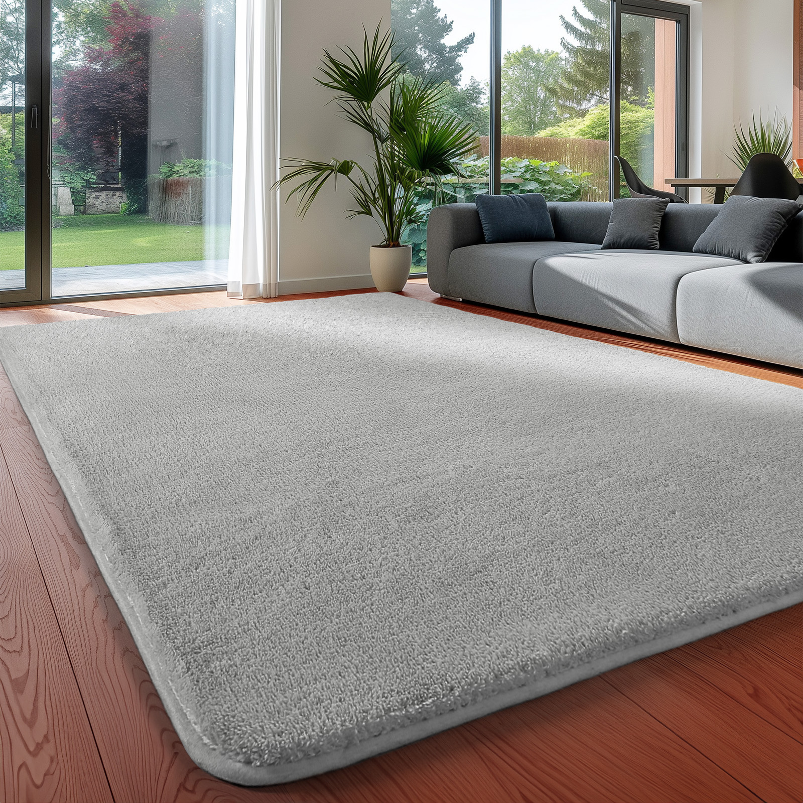 Sour Lemon Carpet Rugs Living Room Large Size Grey Rug for Bedroom Washable Area Rugs Anti Slip Fluffy Rug Shaggy Rug Carpets Extra Large Rugs for Living Room Kids Room