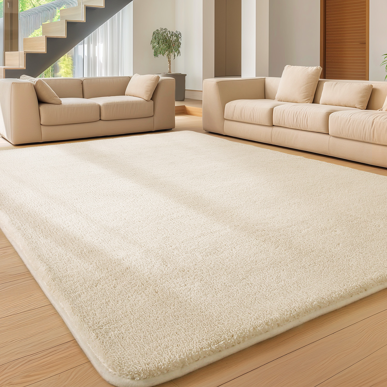 Sour Lemon Carpet Rugs Living Room Large Size Cream Rug for Bedroom Washable Area Rugs Anti Slip Fluffy Rug Shaggy Rug Carpets Extra Large Rugs for Living Room Kids Room